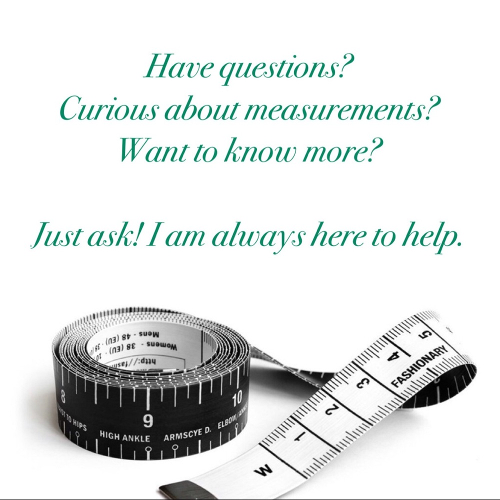 Happy to provide measurements on any items!